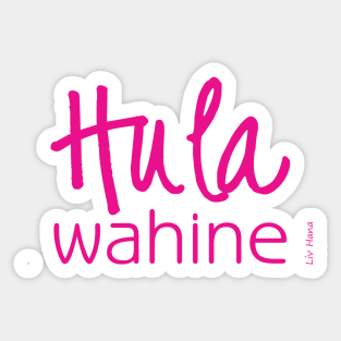 Hula wahine Sticker